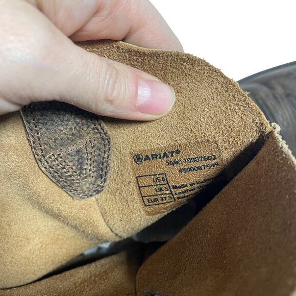 Ariat Men’s Rambler Recon Western Leather Boots Size 6 Distressed Brown Durable - Picture 4 of 4